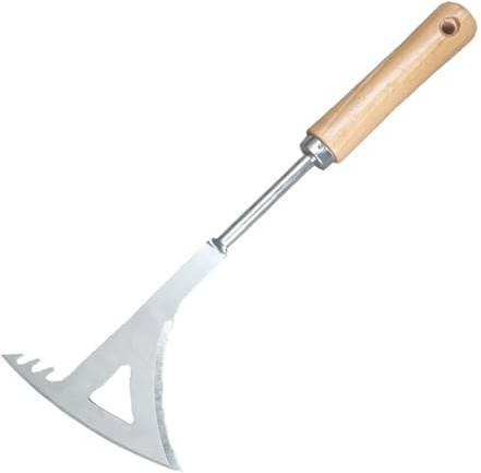 Rukjmqi Fugenkratzer Für Unkraut, Fugenkratzer Unkraut, Unkraut Entferner Gerät Edelstahl, Grasabzieher Unkrautkratzer Mit Stiel, Unkraut Entferner Gerät, Unkrautstecher Zum Entfernen Von Unkraut Und