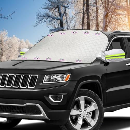 Car Windscreen Sunshade, Car Windscreen Cover Magnetism, Front Window Sunshades Used to Combat Ultraviolet Rays and Sunlight Portable Sun Visor Protector for Automobile/Light Truck/SUV (M)