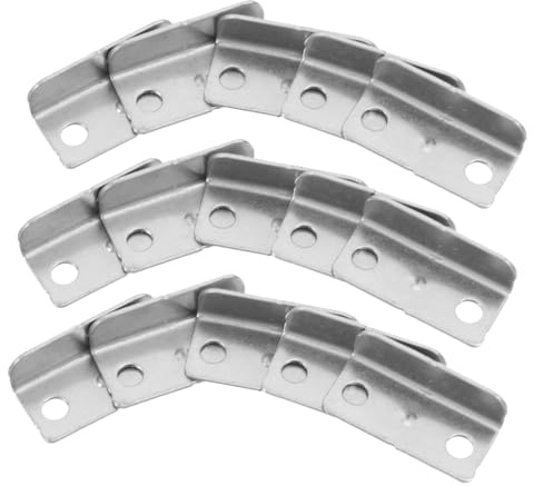 Gadpiparty 20pièces Gâche à Angle Droit Pour Armoire Placard Et Tiroir Accessoire De Verrouillage Métal Forme Pour Maison Bureau