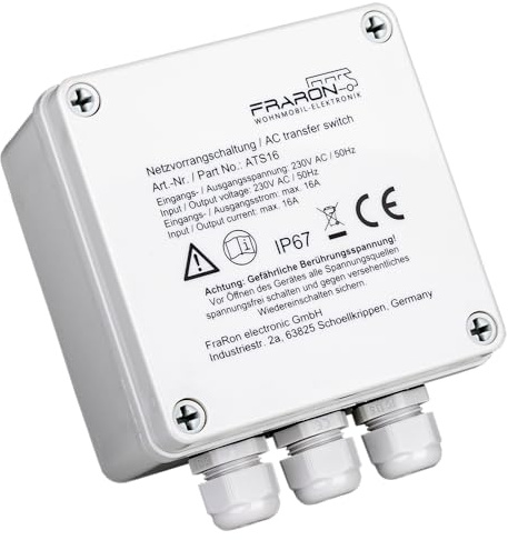 FraRon Netzumschaltung/Netzvorrangschaltung 16A 230V