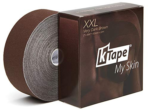 K-Tape® My Skin Very Dark Brown XXL (Bulk Rolle, 5cm x 22m)