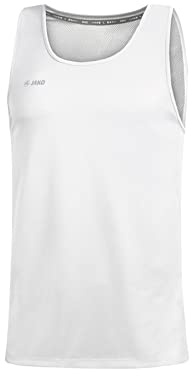 JAKO Herren Tanktop Run 2.0, Weiß, M