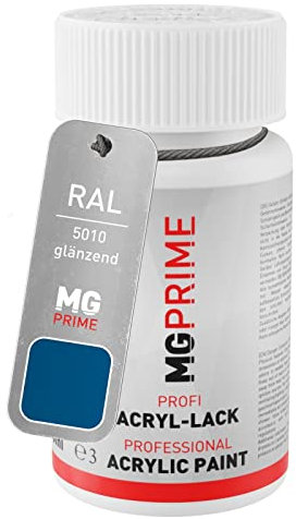 MG PRIME RAL 5010 Enzianblau/Gentian blue glänzend Lackstift 50 ml schnelltrocknend