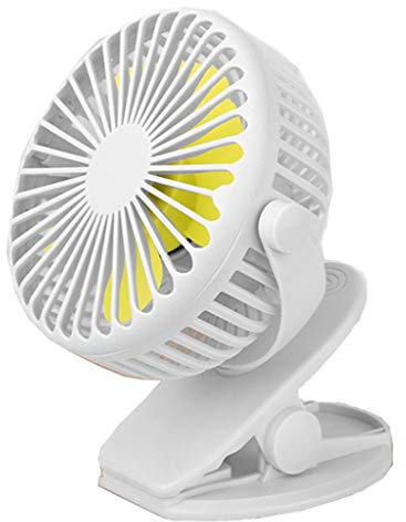 YUQI Ventiladores USB 1200MAH Nueva portátil de mano pequeño ventilador del nuevo clip del USB del ventilador de escritorio de carga mini ventilador de escritorio portátil de sobremesa al aire libre