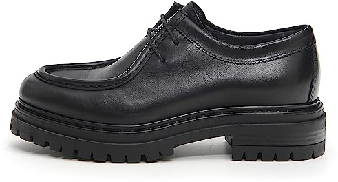 NEROGIARDINI Stringata modello ingegnere in pelle con platform Nero NERO 39