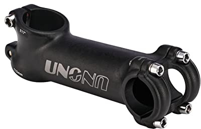 FOMTOR Fahrradvorbau 25,4 17 Grad 110 mm, Fahrradvorbau Mountainbike Vorbau Lenkervorbau, für die meisten Fahrräder, Rennräder, MTB, BMX, Radfahren