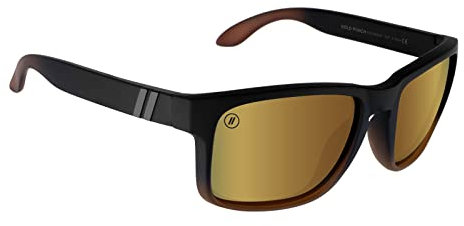 Blenders Eyewear Canyon – Polarized Sunglasses – Active Style, Durable Frame – 100% UV Protection – For Men – Gold Punch