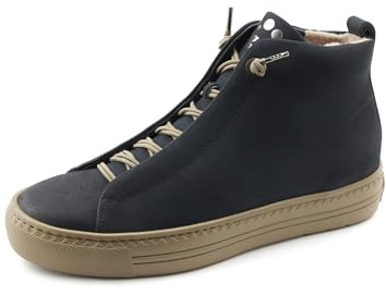 Paul Green Dam-hightop-Pauls, höga sneakers för kvinnor, Blå 09x, 38 EU