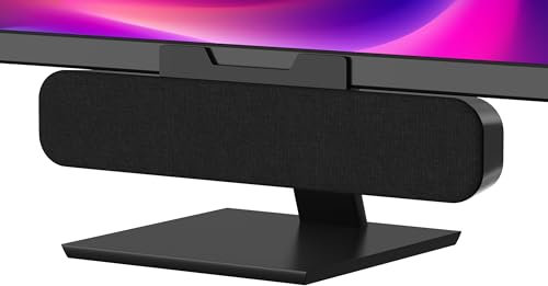 OGUPGX - Altavoces de computadora para PC de computadora, altavoces de monitor para computadora portátil, altavoces de PC con sonido fuerte, control de volumen se sujeta fácilmente a monitores