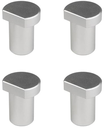 POFET Pack of 4 Bench Dog Bench Hooks 20 mm, Aluminum Alloy Bench Dogs Bench Stops Bench Dog Clamp for T-Track, Woodworking Table Workbench Tool Planing Bench Accessories for 20 mm