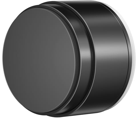 Türstopper Wand Schwarz Selbstklebend, Wandpuffer mit Feder-Dämpfer | 3.05*2.38 CM