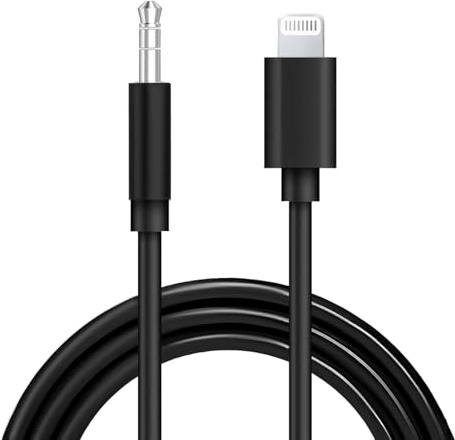 Apple MFi Zertifiziert Aux Kabel für iPhone 14, Lightning auf 3,5 mm Kopfhörerbuchse Adapter Stecker AUX Stereo Audiokabel Kompatibel mit iPhone 13 12 Pro Max 11 Pro Max XS XR X 8 7 Plus