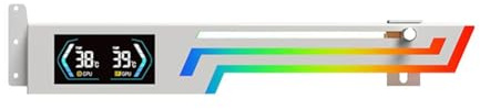 Cenei Soporte para Tarjeta Gráfica con Pantalla de Temperatura, 5 V, 3, ARGB, Aura Sync, VGA, Ajustable.