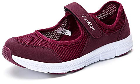 Kimily-UK Femme Ballerines Loafers Léger Chaussures Mailles Baskets Mode Respirantes de Plein Air Chaussure de Course pour Marche Dame Printemps Eté Mode Comfort Sneakers Fitness Gym Baskets Compensée