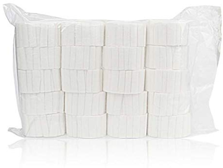 Artibetter Unsterile Baumwollrollen Dental Rolls 1000 Stück 3.8X1X1 Cm Für Zahnbehandlung Zahnarztpraxis Zubehör