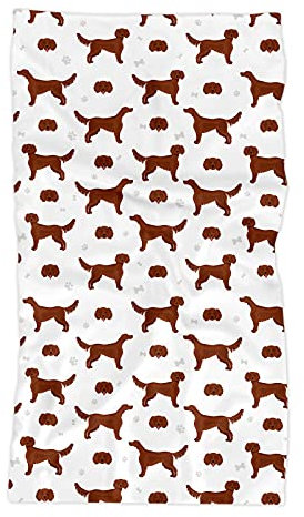 Merchandise for Fans Multifunktionstuch | Schlauchschal | Bandana | Halstuch Fotodruck Damen, Herren, Kinder | Motiv: Irish Setter 01