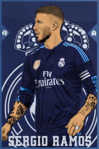Sergio Ramos Notebook: Lined Pages Notebook Small Size 6x9 inches / 110 pages / Original Design For Cover And Pages / It Can Be Used As A Notebook, Journal, Diary, or Composition Book.