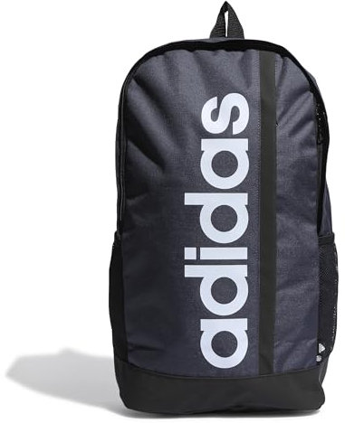 adidas Unisex Essentials Linear Backpack, Shadow Navy/Black/White, One size