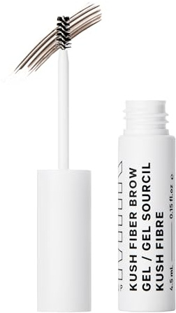 Milk Makeup KUSH Fiber Brow Gel – Tinted Gel Fluffs, Fills + Holds Eyebrows for a Fuller, Natural Look – Conditioning, Vegan Formula – Grind (Dark Brown), 0.15 oz