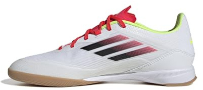 adidas Unisex - Vuxen F50 LEAGUE Football boots Indoor, Cloud White/Core Black/Solar Yellow, 46 EU