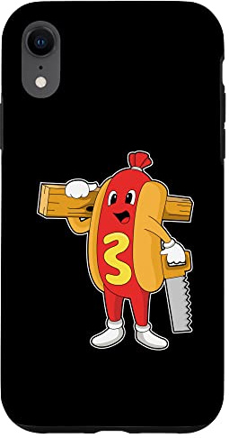 Hotdog Menuisier Bois Artisanat Coque pour iPhone XR