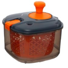 Essoreuse à salade - Orange, Gris Transparent