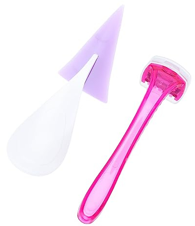 MAJORMENCH Praktischer Bikini Rasierer für Damen mit Ergonomischem Design und Flexiblem Abs Silikon Griff Schnell und Schonend zur Intimbehaarung bei Privater Rasur zu Hause Zufällige Farbe