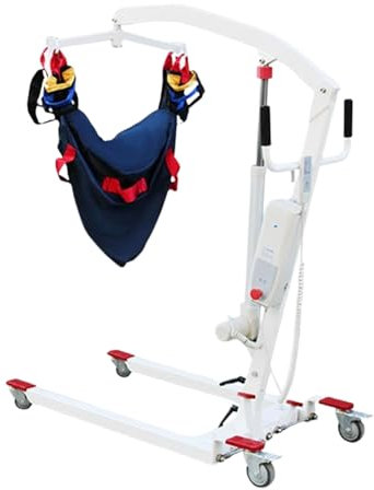 Sollevatore elettrico per pazienti anziani, sedia pieghevole portatile per disabili, capacità di peso di 181,4 kg, ideale per l'uso in auto, comoda e facile da usare.