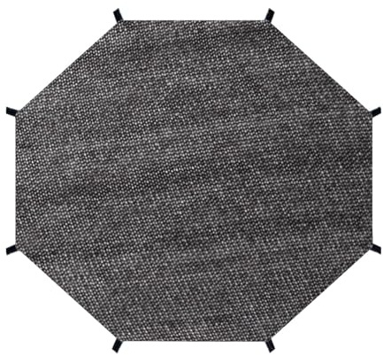 Gartentrampolin Ersatz Sprungmatte Ösen Sprungnetz Trampolin Abdeckung Regenabdeckung Wetterfest, Reißfest & UV-beständig Outdoor Wetterschutzplane