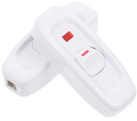 Tofficu 2 Stück Inline Schnurschalter Mit Led Anzeige 10a Langlebig Für Tischlampe Schreibtischlampe Bettlampe Einfache Installation Ersatz Für Lampenkabel