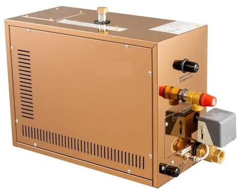 Generador De Vapor For Sauna, 6/7/8/9KW, Ducha De Vapor Doméstica, Controlador Digital, Sala De Sauna, Máquina De Baño De Vapor For SPA Calefacción Eficiente(AT-70S 7KW)
