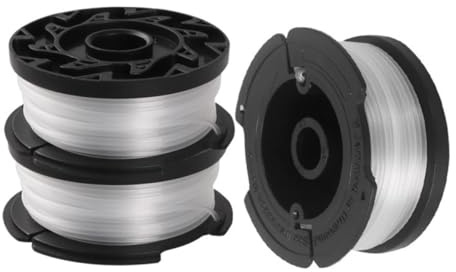 IWOWHERO 3 Pezzi Bobine Filo Nylon per Tagliabordi Compatibile - Ricambio Robusto e Flessibile per Testa Rifilatrice Facile da Installare e Resistente agli Urti