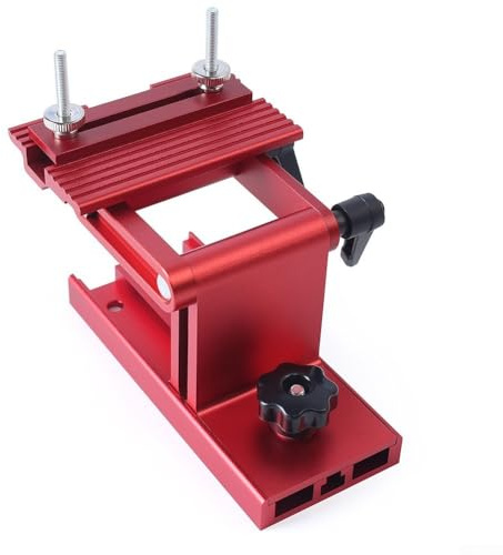 Yuanpgky Gabarit d'affûtage réglable pour meuleuses d'établi de 1,5 cm – Repose-outils en aluminium massif avec glissière à onglet pour outils de tournage et burins
