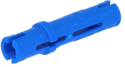 LEGO 100 x Technic, Pin lang mit Reibungsstellen längs Blau
