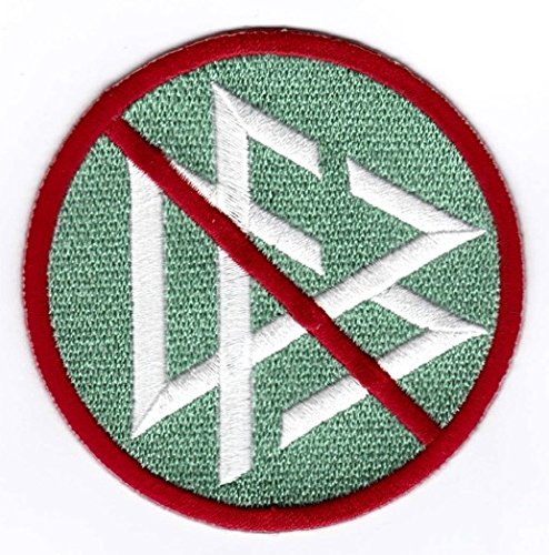Fiico Fan Aufnäher/Bügelbild/Iron on Patch, 1 Stück, 8 x 8cm, Klassisch, Grün, Jugendliche, Patch