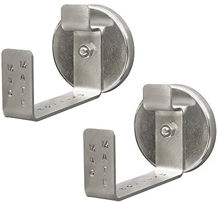 MAG-Mate MX2750HC1 Hose Cord Hook/Holder Magnet, Heavy-Duty with 45 lbs. Maximum Holding Capacity, Nickle Plated Cup Magnet with Stainless Steel Hook