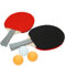 BC Footwear 54047 Set Ping-Pon 2 Schläger + Bälle, Mehrfarbig, Pequeño