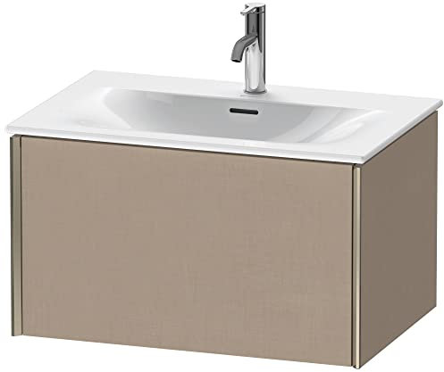 Duravit XViu 4033 Waschtischunterbau wandhängend, 1 Auszug, für Waschtisch Viu 234473, 710x480 mm, Farbe (Front/Korpus): Champagner matt/leinen - XV40330B175