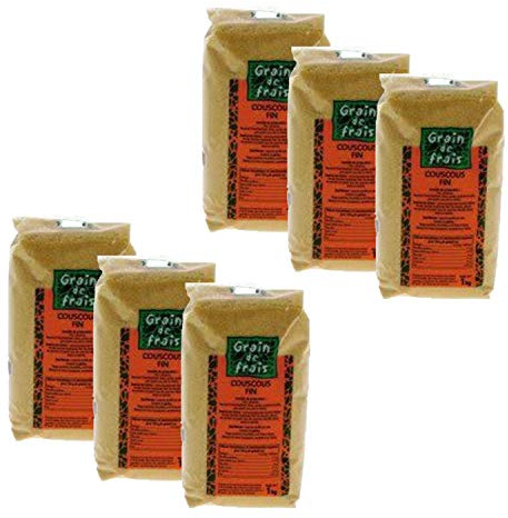 Lot 6x Couscous fin - Grain de Frais - paquet 1kg