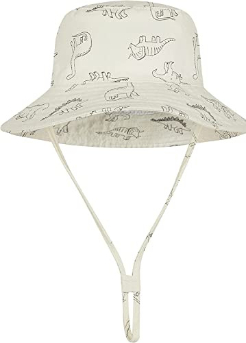 DRESHOW Unisex Bambino Secchio Regolabile Protezione Del Sole Cappello per Neonata Ragazza Ragazzo Neonato Bambini Bambino Pieghevole Cappelli da Sole da Spiaggia UPF 50+