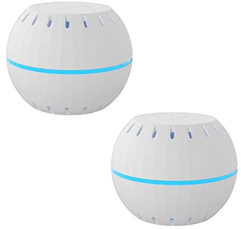 Shelly H&T weiß 2er Pack, Smart Home Temperatursensor & Luftfeuchtigkeitsmesser, Digitales Messgerät steuerbar per App, WLAN, Alexa & Google Home, Wifi-Thermometer & Hygrometer