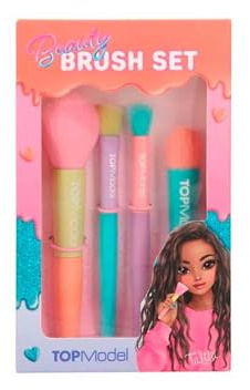 Depesche 12342 TOPModel 1 x Beauty and Me Pinselset - Make-up für Mädchen