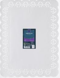 METRO Professional 250 Spitzenpapiere eckig 40 cm x 30 cm Weiss