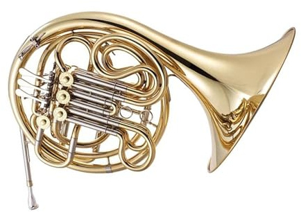 Anfänger Waldhorn Professionelles Bb/F-Waldhorn Mit 4 Klappen Und Doppelgold