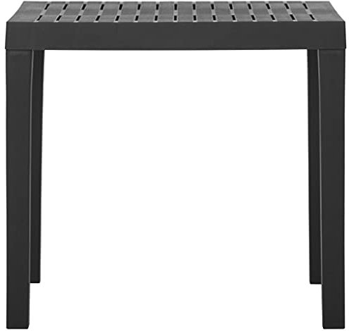 HETFTJN Table d'appoint pour tente à bière - Table de bistrot - Table de jardin - Table de jardin - Gris - 79 x 65 x 72 cm - En plastique - Pour jardin, balcon, terrasse et extérieur