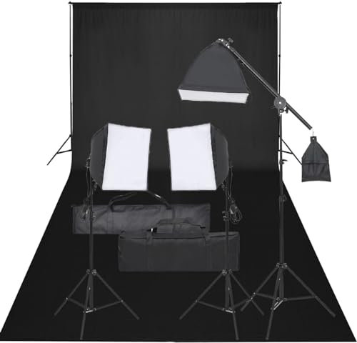 ShGaxin Kit per Studio Fotografico con Set di Luci e Fondale,Studio Foto,Fotografia,Illuminazione e Studio,Luci e Flash da studio-3094678