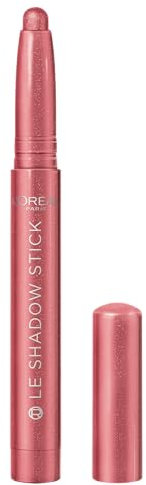 L'Oréal Paris Lidschatten im praktischen Stiftformat, Glänzendes Finish, Langanhaltende Gel-Textur, Le Shadow Stick by Paradise, Nr. 118 Cloudy Rose, 1,4 g