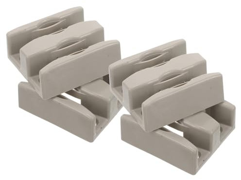 HOMOCONO 4pcs Sliding Door Bottom Shower Door Stoppers Easy to Install Material Versatile for Bathroom Use Noiseless for Smooth Sliding
