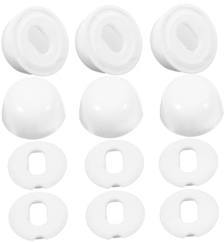 QUMIIRITY 6stücke Toiletten Schraubkappen Dekorative Abdeckungen Für Toilettenbolzen Wiederverwendbare Bodenkappen Für Wc-befestigungen Schutz Für Schrauben Und Langlebig