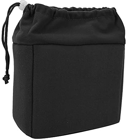 ZenithAur DSLR-Kamera-Einsatztasche, wasserdichte, stoßfeste, gepolsterte Tasche mit Kordelzug für DSLR-Kameras und Objektive (Schwarz)